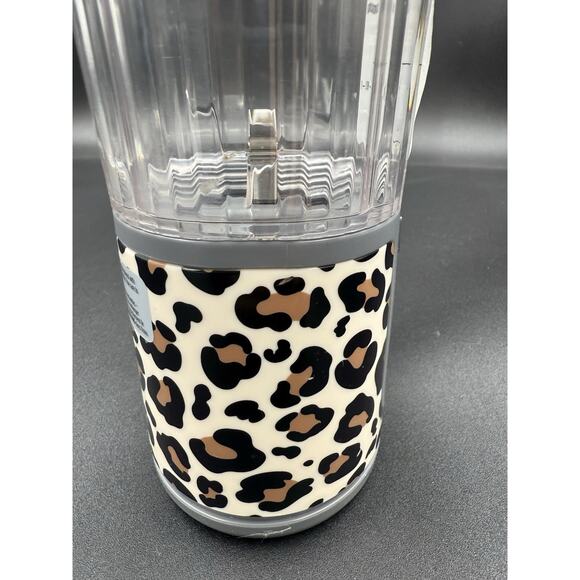 Ninja Blast 18 oz Portable Blender Leopard Print BC105CT - Picture 5 of 5